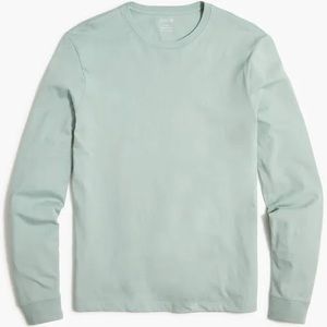 J Crew Factory Mens M Long-sleeve washed jersey tee Stone Blue
Item 03448